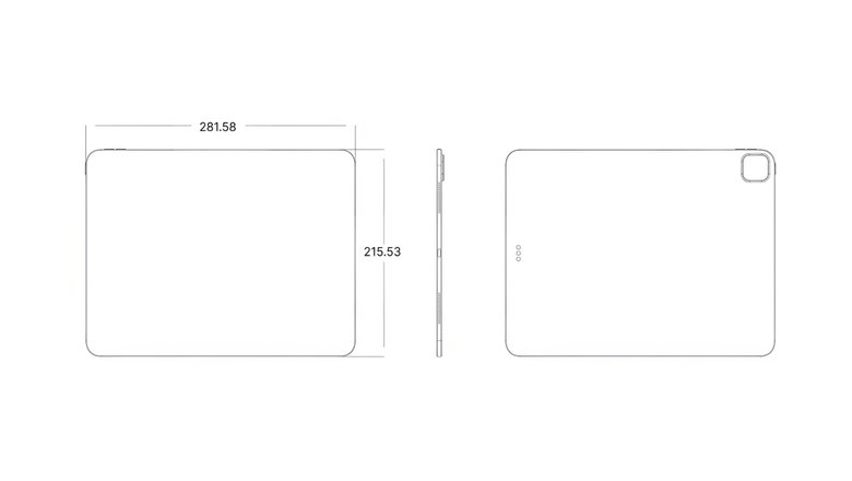 CAD-рендер iPad Pro 13