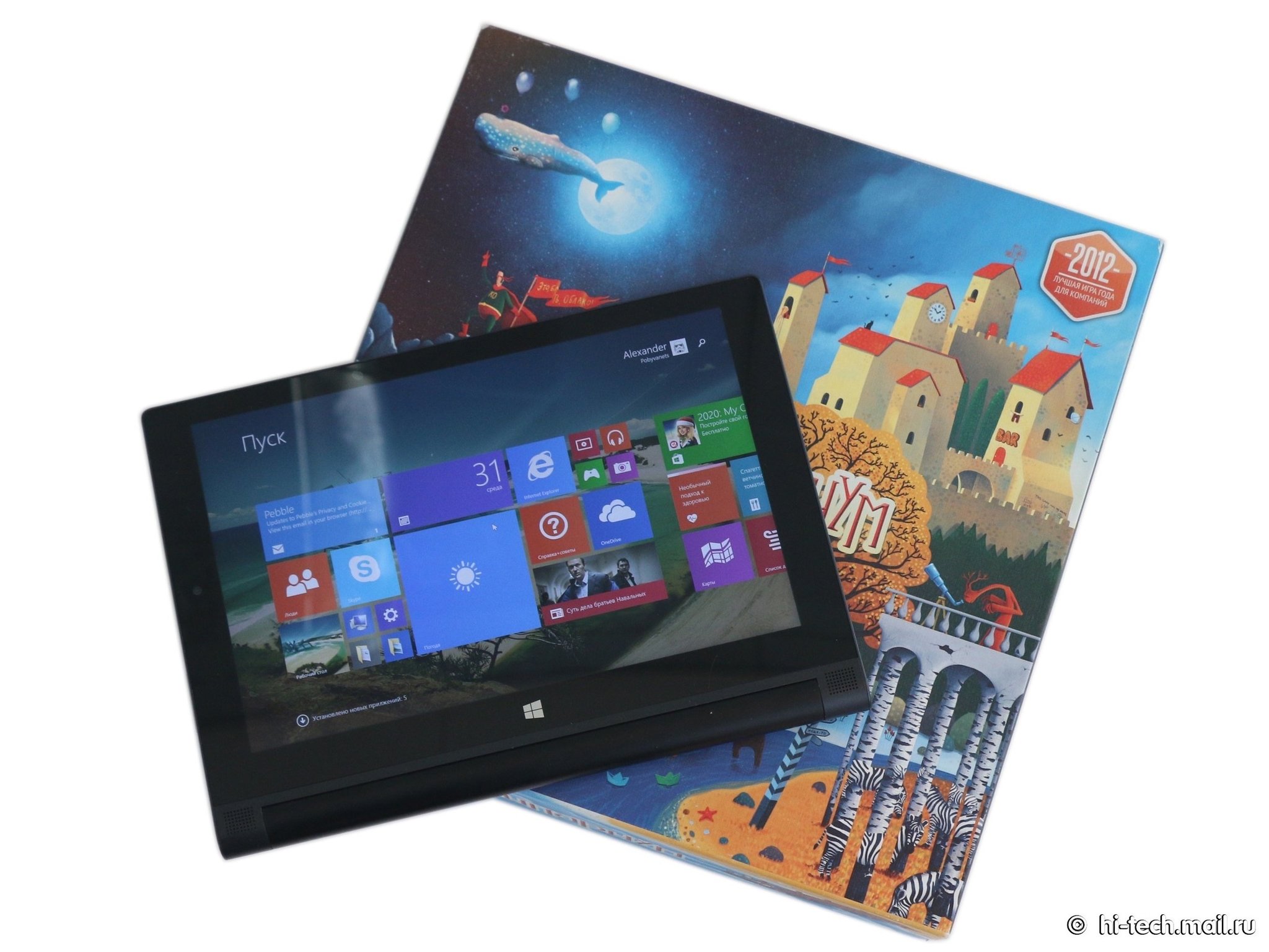 Обзор Lenovo Yoga Tablet 2 10 Windows: планшет с рекордным временем работы  - Hi-Tech Mail.ru