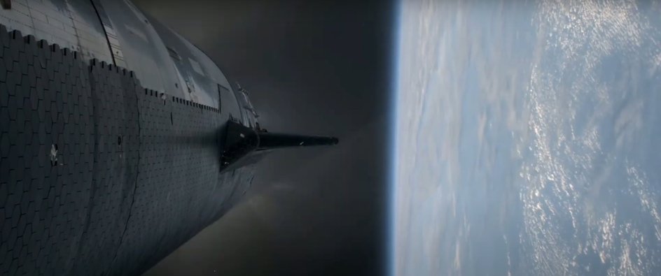 SpaceX Starship на орбите