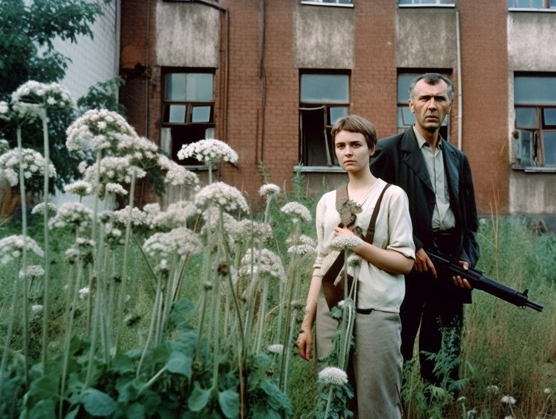 Джоэл и Элли в Советском Союзе. Фото: Дарья Лейзаренко
