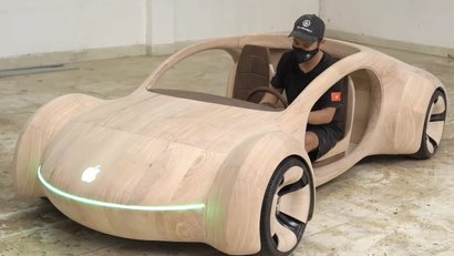 Apple Car из дерева