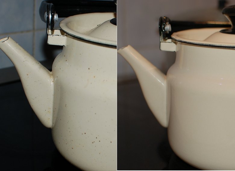 Посудомоечная машина Bosch SKS 62E88 отмыла чайник практически идеально