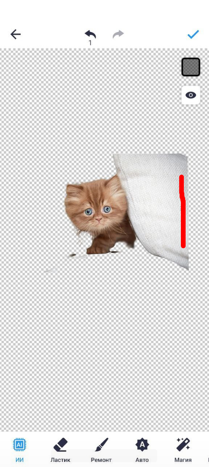 Интерфейс программы BG Remover Интерфейс программы BG Remover