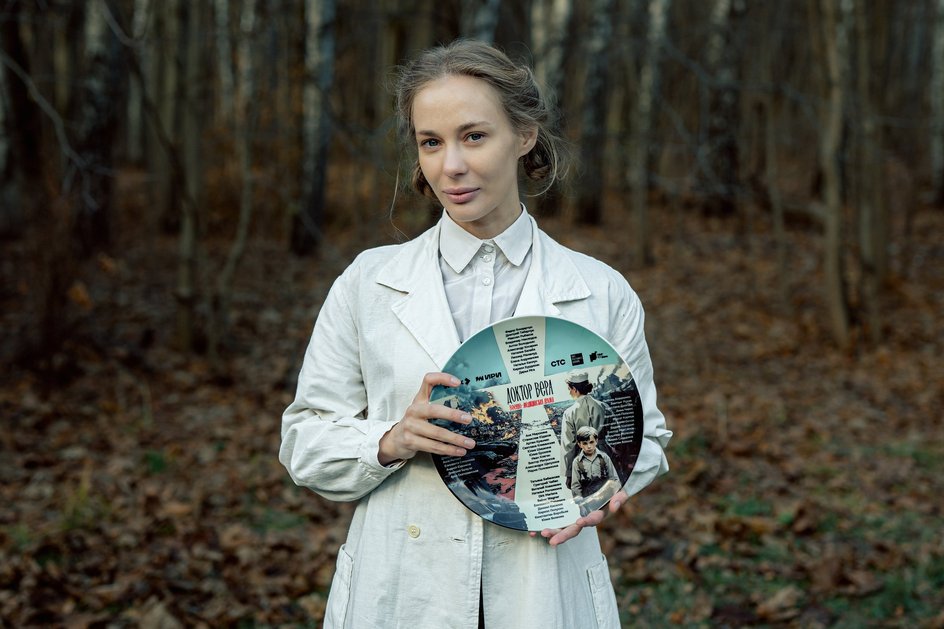 Татьяна Бабенкова на съемках сериала «Доктор Вера»
