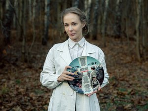 Татьяна Бабенкова на съемках сериала «Доктор Вера»