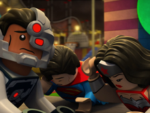 Кадр из LEGO супергерои DC: Лига справедливости – Прорыв Готэм-сити