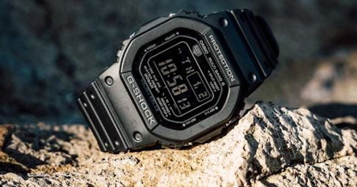 Casio выпустила прочные часы G-Shock с солнечной батареей