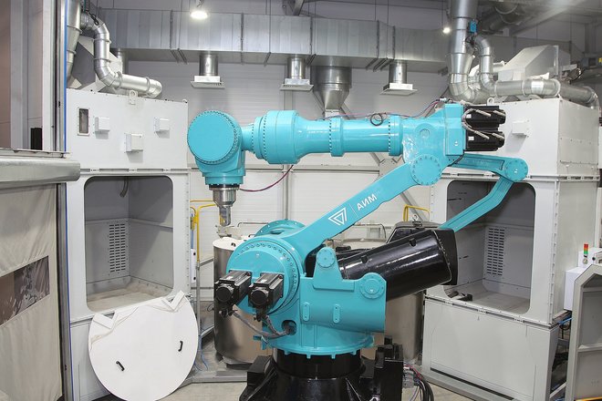 Роботизированный комплекс "РоКоТ" для производства ракетных двигателей Роботизированный комплекс "РоКоТ" для производства ракетных двигателей