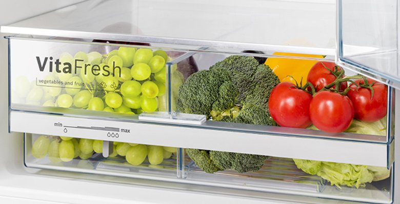 Холодильники Bosch NatureCool – естественное охлаждение, без пересушивания