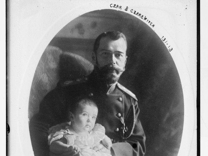 Николай II с цесаревичем Алексеем Николаевичем