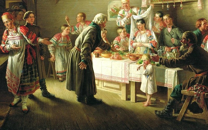 Н.П. Петров «Смотрины невесты» (1861) 