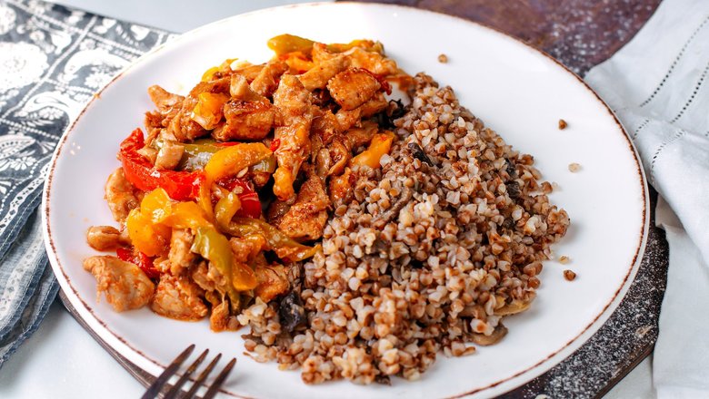 Курица с гречкой Курица с гречкой