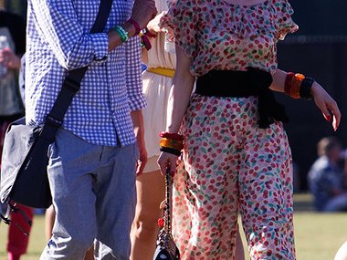 Slide image for gallery: 2767 | В этом кокетливом комбинезоне в горошек ретро-дива Дита фон Тиз покоряла мужские сердца на очередном фестивале Coachella - стиль 50-х определенно идет экс-супруге Мэрилина Мэнсона