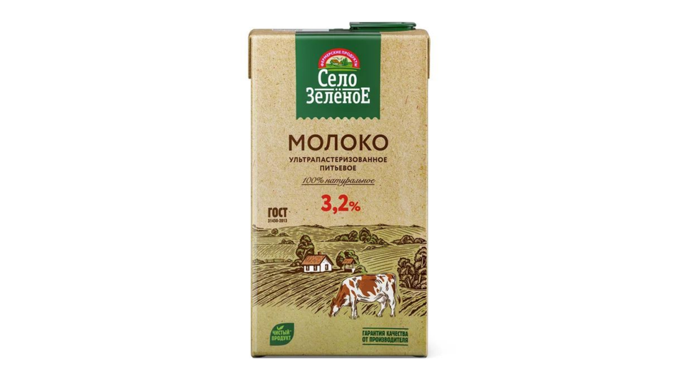 Молоко ультрапастеризованное фирмы «Село Зеленое» серия 3,2% Молоко ультрапастеризованное фирмы «Село Зеленое» серия 3,2%