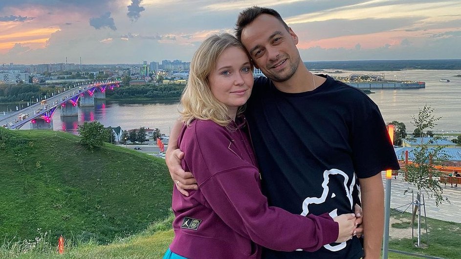 Павел Занозин с женой Павел Занозин с женой
