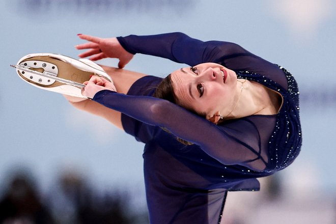 Ледовая арена "Трактор". Чемпионат России по фигурному катанию. Женщины. Короткая программа. Ксения Синицина во время выступления