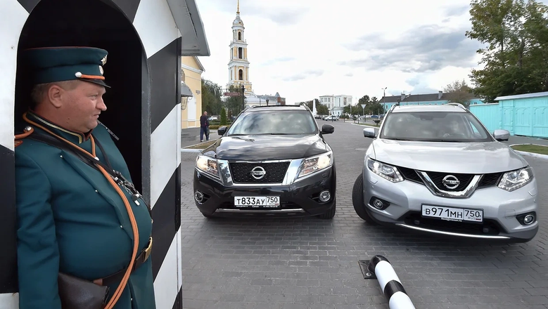 Тест-драйв автомобилей Nissan X-Trail и Nissan Pathfinder во время автопробега по маршруту «Москва — Рязань — Елец — Задонск — Тула — Москва» (2015 год)