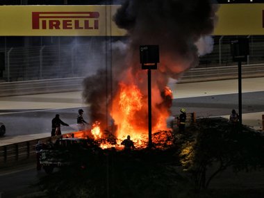 Crash Romain Grosjean