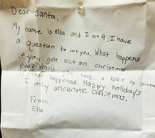 25 смешных детских писем Деду Морозу