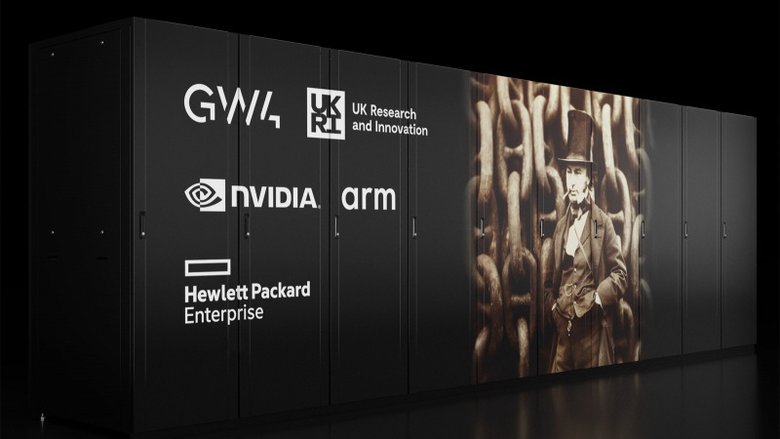 Слайд с главными партнерами NVIDIA в разработке нового суперкомпьютера — Isambard 3. Фото: NVIDIA