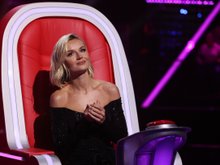 Полина Гагарина на съемках шоу «Голос»