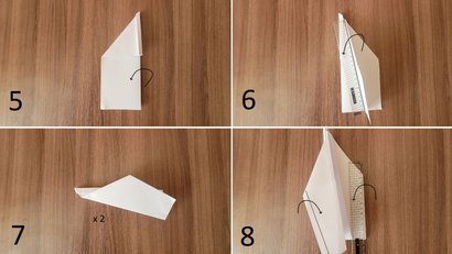 Как сделать из бумаги самолет, который летает? Модель 8