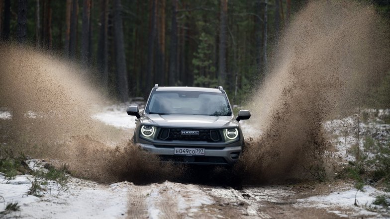 Тест-драйв Haval H7 по бездорожью