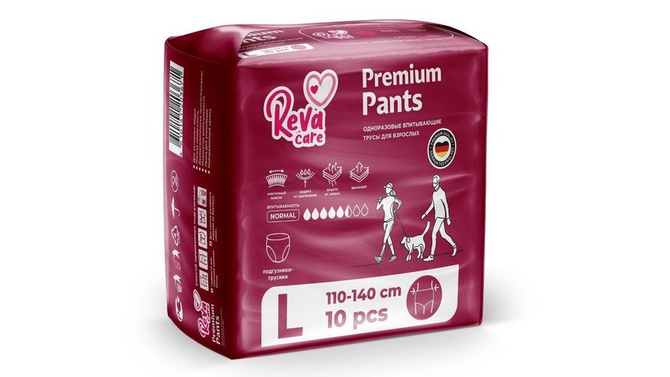 Подгузники для взрослых Reva Care Premium Pants Подгузники для взрослых Reva Care Premium Pants