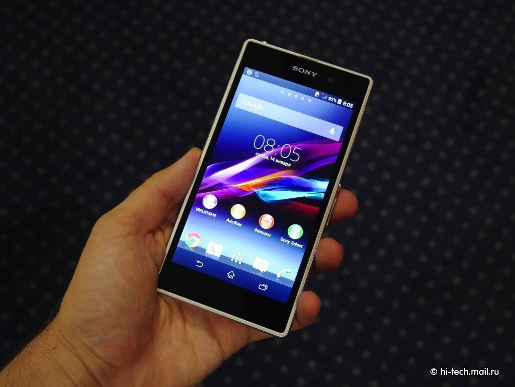 Sony Xperia Z1: новый флагман японской компании - Hi-Tech Mail.ru