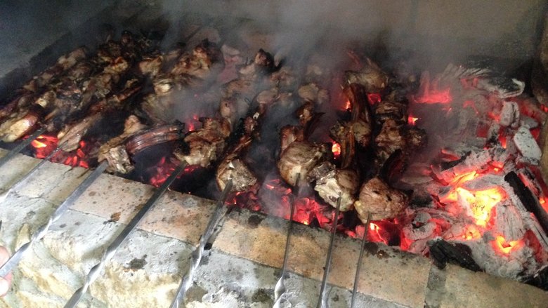 Шашлык из баранины маринад самый вкусный на углях рецепт с фото
