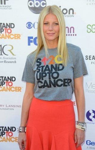Гвинет Пэлтроу на благотворительном дне Stand Up To Cancer в Лос-Анджелесе.