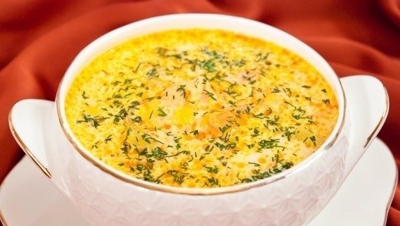 Норвежский суп с семгой и сливками