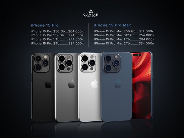 iPhone 15 Pro Max получился по-настоящему премиальным, не каждый сможет позволить себе такой телефон в 2023 году. Фото: Caviar 