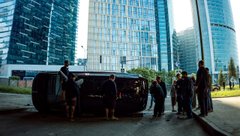 Минивэн Hongqi HQ9 на съемках телесериала «Холод»