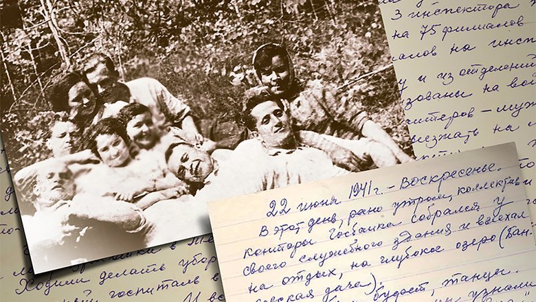 Служащие Госбанка СССР на отдыхе и письмо-воспоминание Г. А. Слесаревой Служащие Госбанка СССР на отдыхе и письмо-воспоминание Г. А. Слесаревой