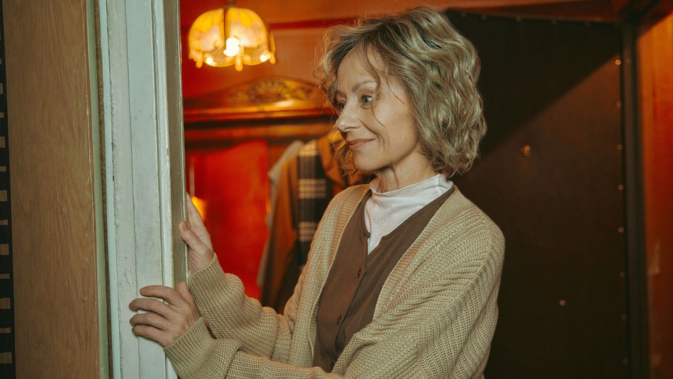 Евгения Добровольская на съемках фильма «Туда» Евгения Добровольская на съемках фильма «Туда»