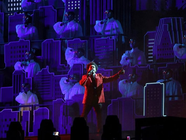 The Weeknd на концерте The Weeknd на концерте