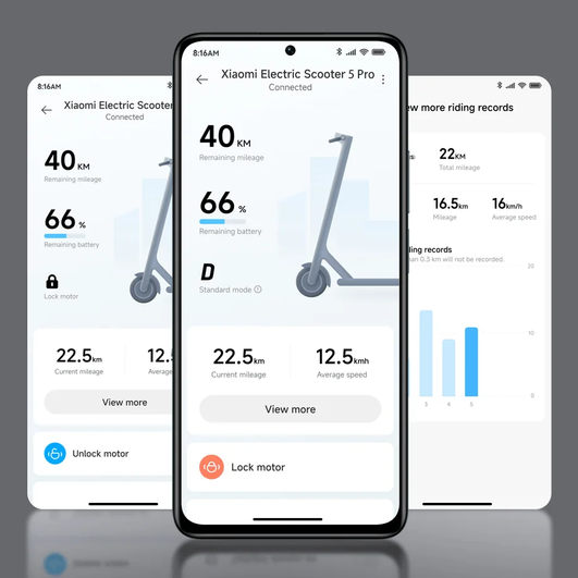 Приложение самоката Xiaomi Electric Scooter 5 Pro