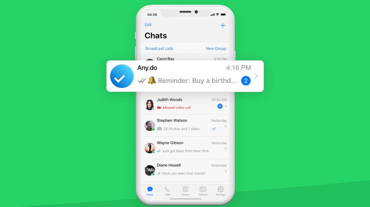 В WhatsApp появились напоминания. Как их включить - Hi-Tech Mail.ru