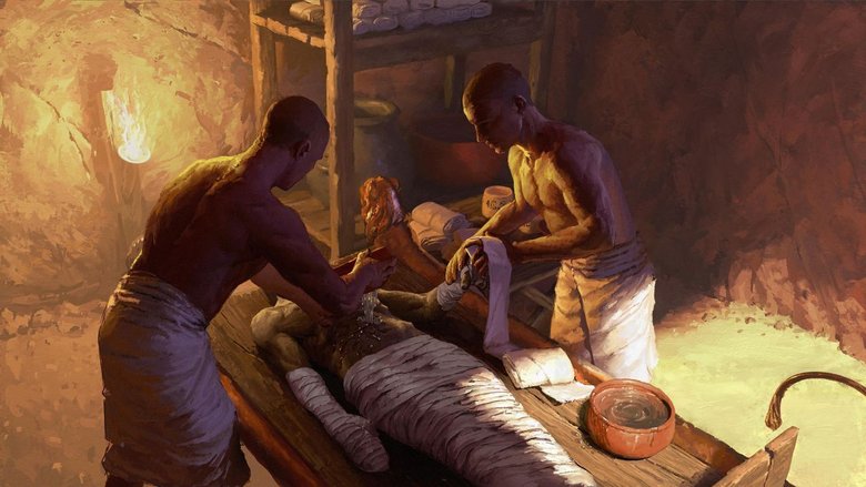 Так художники видят процесс мумификации в Египте. Фото: CNN