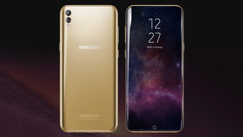 Концептуальный дизайн Samsung Galaxy S9.
