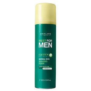 Пена для бритья для нормальной кожи West For Men Normal Skin Shaving Foam, Oriflame, 280 руб.