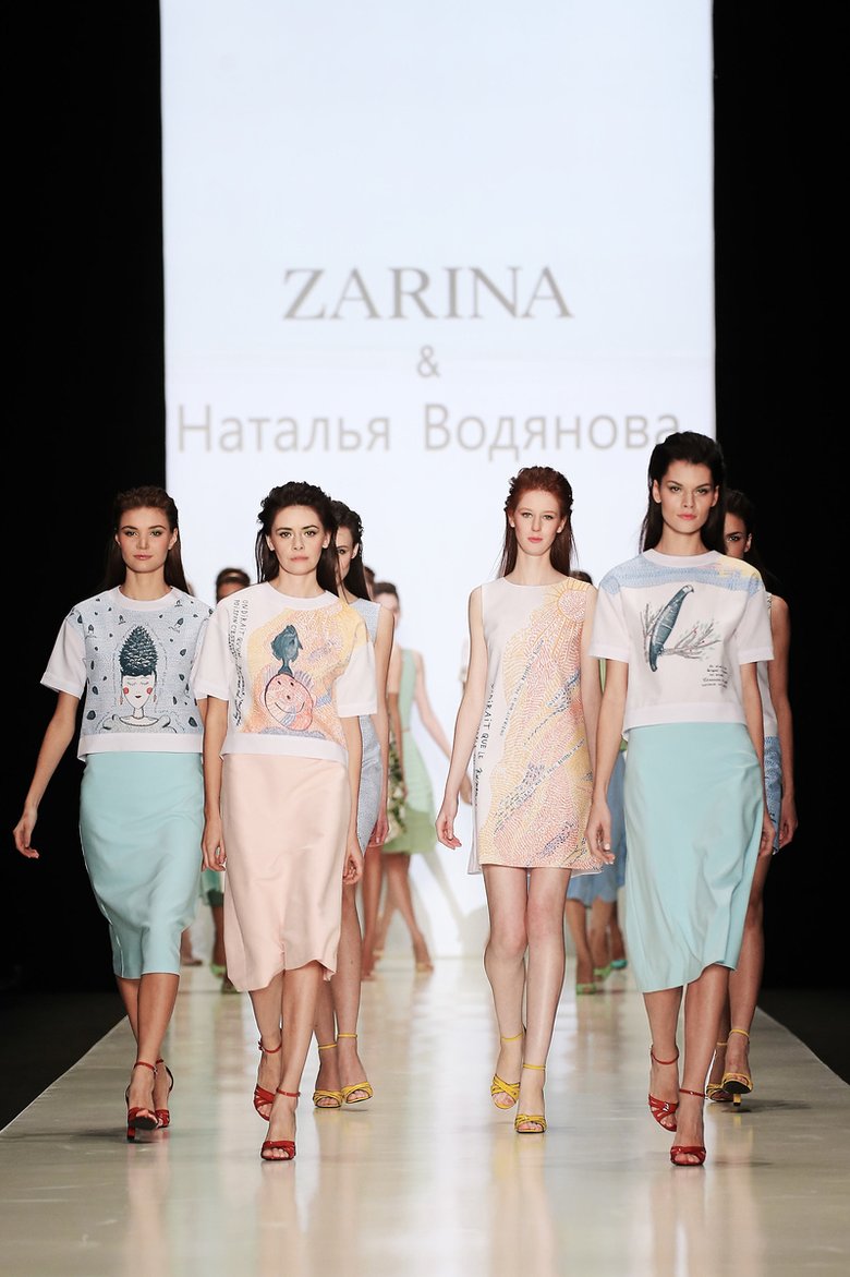 Показ коллекции ZARINA & Nataliya Vodyanova