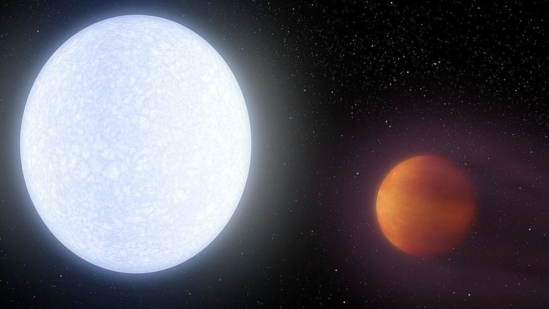 KELT-9b находится слишком близко к своей звезде. Фото: Wikipedia