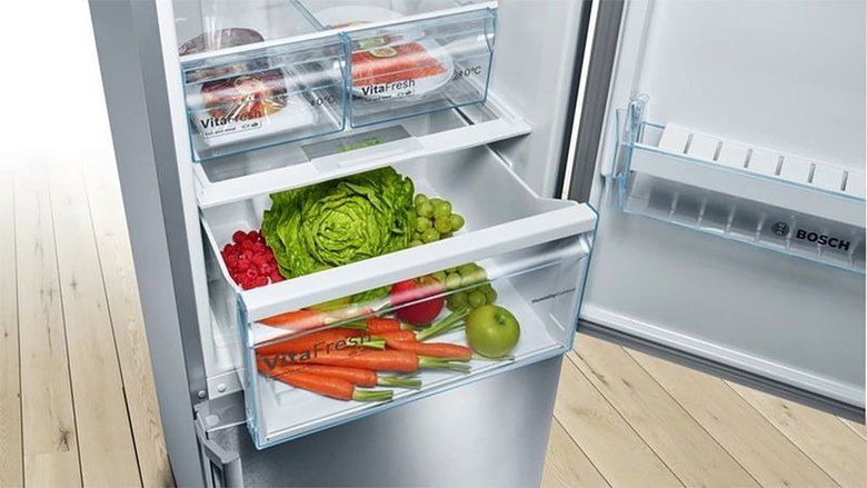 В современном холодильнике должны быть зоны для хранения разных продуктов