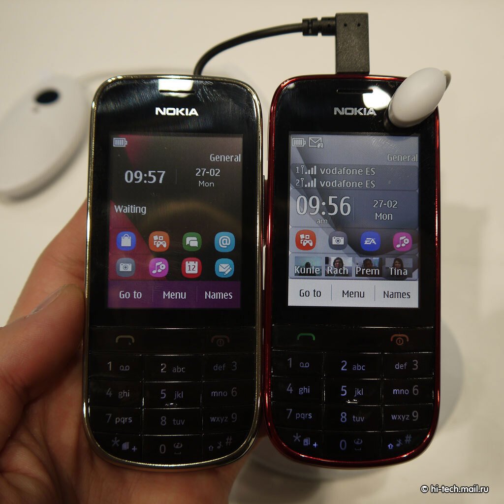 Nokia Asha на MWC2012: очень дешевые телефоны и поддержка 2 SIM карт -  Hi-Tech Mail.ru