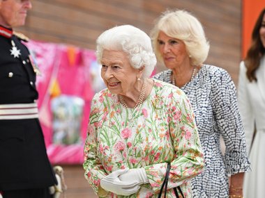 Content image for: 522316 | Кейт Миддлтон, королева Великобритании и первые леди блистали на саммите G7