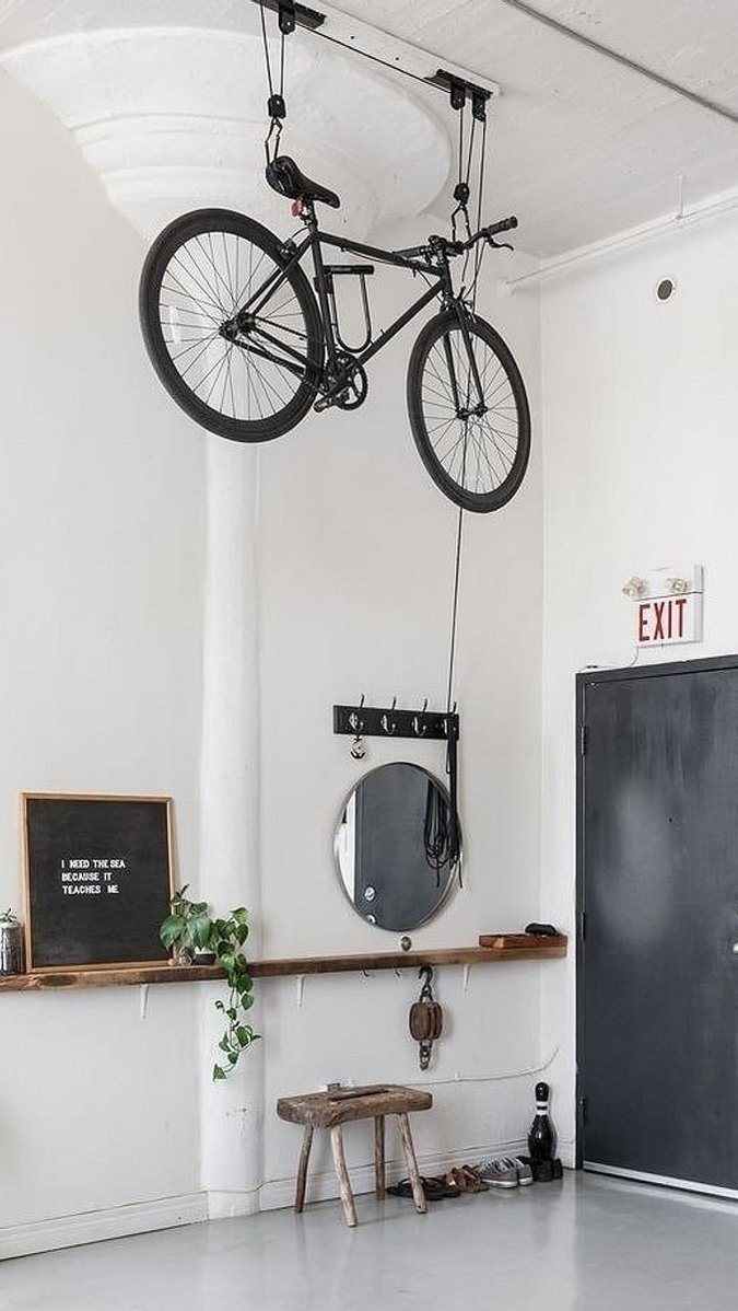 Наглядные идеи: 9 надежных способов хранения велосипедов в квартире