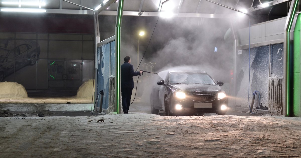 Можно ли мыть авто зимой на мойке самообслуживания?