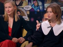 Юлия Пересильд с дочерью Анной в программе «Кино в деталях»